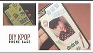 diy kpop phone case