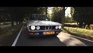 BMW E28 525i Polaris Silver - 44k km/ 28k miles - Driving video - Oldenzaal Classics