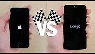 Nexus 5 vs. iPhone 5S Speed Test