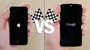 Nexus 5 vs. iPhone 5S Speed Test