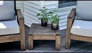 Build Your Own 2x4 Outdoor Side Table