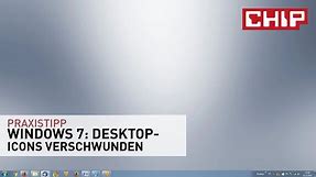 Windows Desktop Icons verschwunden