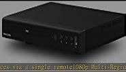Philips EP200 Multi Zone Region Free DVD Player - 1080P HDMI - PAL/NTSC Conversion - USB 2.0 - A/V