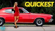 10 Quickest Muscle Cars of the 1970s | What They Cost Then vs. Now