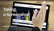 How to take a screenshot on your Galaxy Tab S4 | Samsung US