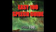 EASY 100 SPEECH! Post-Patch Skyrim Speech Glitch Guide - TES: Skyrim