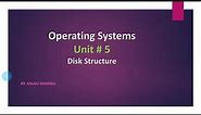 Part 1 | Disk Structure | Introduction | Operating Systems |