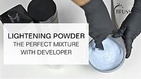 LIGHTENING POWDER - How to achieve the Perfect Mixture with Developer?