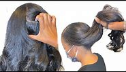 Tape in Extensions Amazon| How to Tape In Extensions on Natural Hair Tutorial