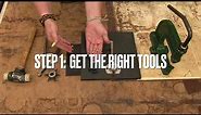 How To Set Boot Hook Eyelets in Leather | Ohio Travel Bag Workshop