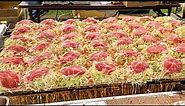 japanese street food - okonomiyaki compilation お好み焼き