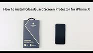 How To Install Anker KARAPAX GlassGuard Screen Protector For iPhone X