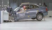 2000 BMW 3 series moderate overlap IIHS crash test