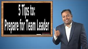 How to Prepare for Team Leader Job Profile