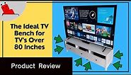 TV Stand Assembly and Review for the LG 86 Inch TV or Any Large TV Over 80 Inches (2022)