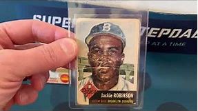 AMAZING 1953 Topps Jackie Robinson & 1968 Topps Mickey Mantle PSA Raw Cards