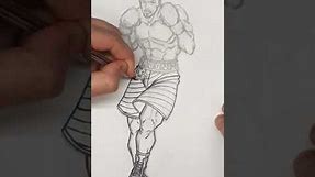 DRAWING ADONIS CREED PART3 LINEART