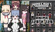 Skinpack Anime HD 128x128 Minecraft pocket edition All version