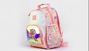 Choco Mocha Unicorn Toddler Backpack for Girls, Kids Pre Kindergarten Daycare Sparkle Backpack for Toddler 15 Inch, Glitter Bling Orange Pink