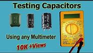 How to check Capacitors using Multimeter