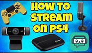How to Setup your PS4 for STREAMING on Youtube! (EASY TUTORIAL)