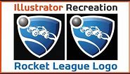 Illustrator Recreation - Rocket League Logo
