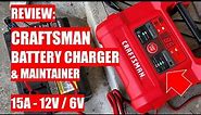 REVIEW: CRAFTSMAN 15A/3A Battery Charger & Maintainer