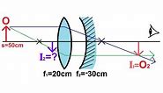 Physics - Optics: Lenses (5 of 5) Lens Combinations - Converging Lens & Mirror