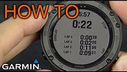 How to Use Stopwatch on Garmin Tactix / Fenix
