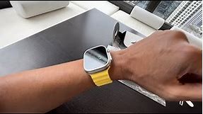 Unboxing the Apple Watch Ultra with Yellow Ocean Band