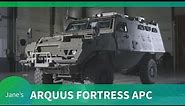 IDEX 2019: ARQUUS Fortress (4x4) Armoured Personnel Carrier (APC)