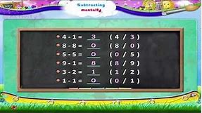 Subtraction Lesson For Kids | Subtracting Numbers Mentally | Maths | Grade 1