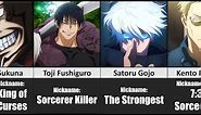 Nicknames Of Jujutsu Kaisen Characters