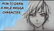 How to draw a Manga boy [Step-by-step Tutorial]