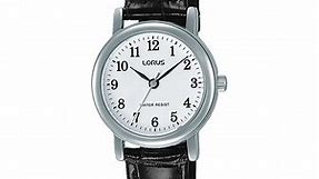 Buy Lorus Ladies  Black Leather Strap Watch | Womens watches | Argos