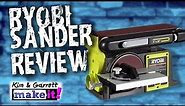 Tool Review: RYOBI Bench Sander / How to Change Belt Sander Belt and Sander Pads