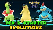 All GEN 2 Starter Evolutions (Pokemon Go GEN 2 Evolution)