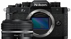 Nikon Z f Mirrorless Digital Camera with 40mm f/2 (SE) Lens in Black - 1763-N