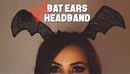 DIY | Halloween Bat Ears Headband