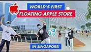 VISITING THE WORLD’S FIRST FLOATING APPLE STORE IN SINGAPORE (OMG AMAZING!!)