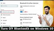 [GUIDE] How to Turn ON Bluetooth on Windows 10 Very Easily