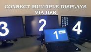 MULTIPLE DISPLAYS SETUP VIA USB