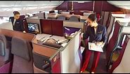 World's BEST Business Class - Qatar Airways Qsuite