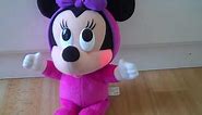 FISHER PRICE DISNEY BABY MINNIE MOUSE BEDTIME MUSICAL, LIGHT UP FACE SOFT TOy