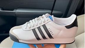 Adidas Samoa LEA white leather shoes