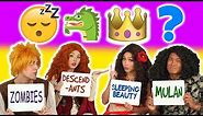 MOANA VS MERIDA Guess the Movie Challenge from Emojis. With Maui and Dingwall (Totally TV Parody)