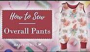 How to Sew Baby Romper | Overall Pants | Tutorial | DIY