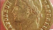 GOLD COIN 20 francs or Napoléon, tête laurée 1812