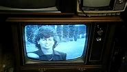 1978 Sylvania 22" B&W solid state console TV