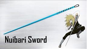 How to make a sword Nuibari from anime Naruto - Craft Weapons Instructions